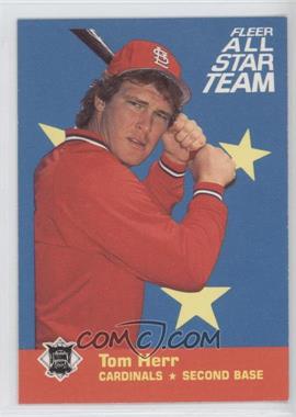 1986 Fleer - All Star Team #2 - Tom Herr