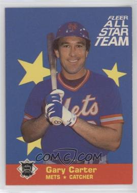 1986 Fleer - All Star Team #4 - Gary Carter