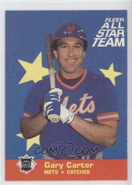 1986 Fleer - All Star Team #4 - Gary Carter