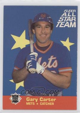 1986 Fleer - All Star Team #4 - Gary Carter