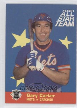 1986 Fleer - All Star Team #4 - Gary Carter