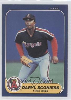 1986 Fleer - [Base] #168 - Daryl Sconiers