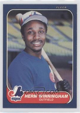 1986 Fleer - [Base] #266 - Herm Winningham