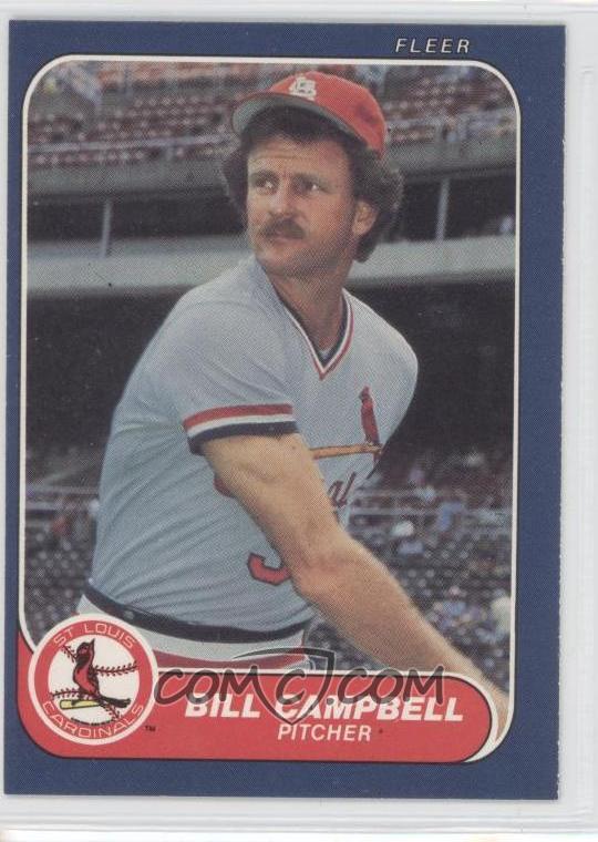 1986 Fleer - [Base] #28 - Bill Campbell