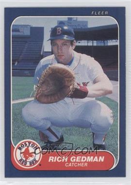 1986 Fleer - [Base] #349 - Rich Gedman