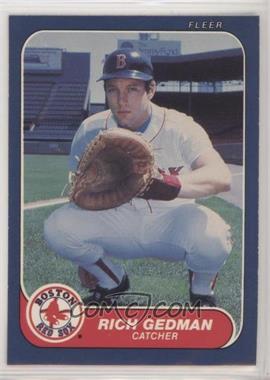 1986 Fleer - [Base] #349 - Rich Gedman