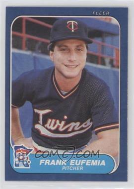 1986 Fleer - [Base] #392 - Frank Eufemia