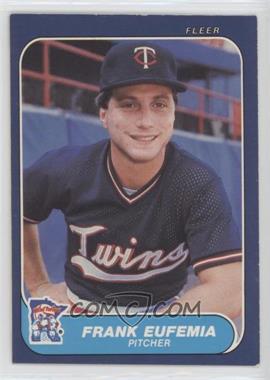 1986 Fleer - [Base] #392 - Frank Eufemia