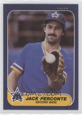 1986 Fleer - [Base] #472 - Jack Perconte [EX to NM]