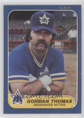 1986 Fleer - [Base] #477 - Gorman Thomas