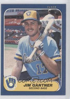 1986 Fleer - [Base] #487 - Jim Gantner