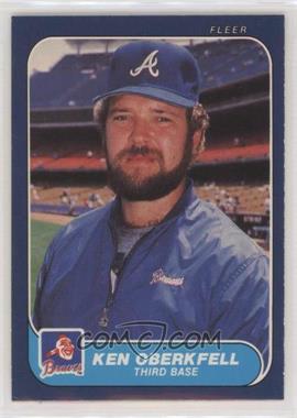 1986 Fleer - [Base] #523 - Ken Oberkfell