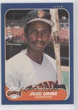 1986 Fleer - [Base] #552 - Jose Uribe