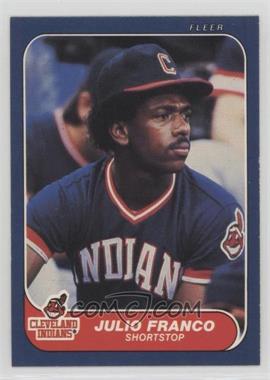 1986 Fleer - [Base] #586 - Julio Franco