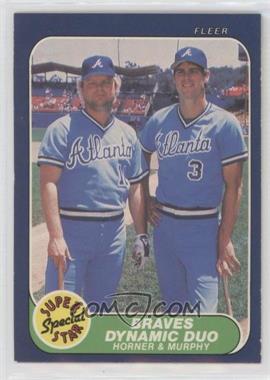 1986 Fleer - [Base] #635 - Bob Horner, Dale Murphy