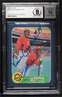 Vince Coleman, Willie McGee [BAS BGS Authentic]