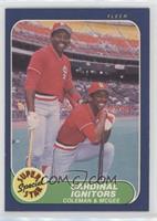 Vince Coleman, Willie McGee
