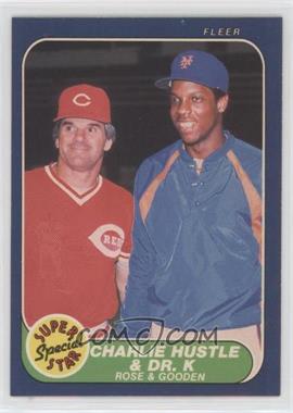 1986 Fleer - [Base] #638 - Pete Rose, Dwight Gooden