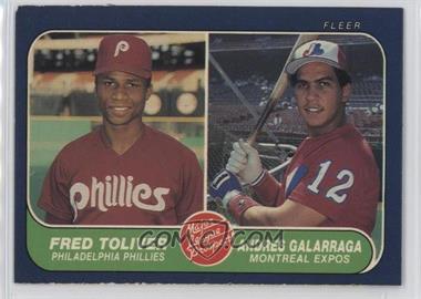 1986 Fleer - [Base] #647 - Freddie Toliver, Andres Galarraga