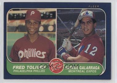 1986 Fleer - [Base] #647 - Freddie Toliver, Andres Galarraga