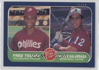 1986 Fleer - [Base] #647 - Freddie Toliver, Andres Galarraga