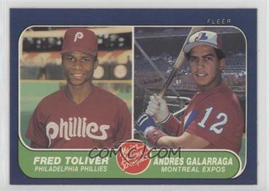 1986 Fleer - [Base] #647 - Freddie Toliver, Andres Galarraga