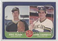 Eric Plunk, Jose Canseco [EX to NM]