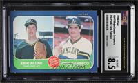 Eric Plunk, Jose Canseco [CSG 8.5 NM/Mint+]