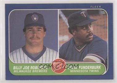 1986 Fleer - [Base] #652 - Billy Joe Robidoux, Mark Funderburk