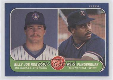 1986 Fleer - [Base] #652 - Billy Joe Robidoux, Mark Funderburk