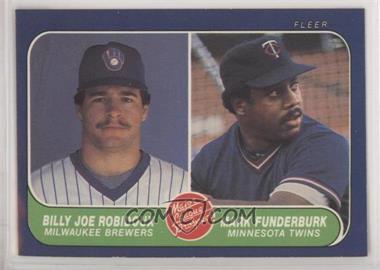 1986 Fleer - [Base] #652 - Billy Joe Robidoux, Mark Funderburk