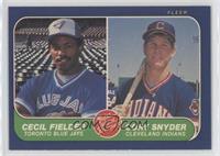 Cecil Fielder, Cory Snyder [EX to NM]