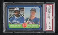 Cecil Fielder, Cory Snyder [PSA 8 NM‑MT]