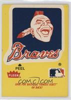 Atlanta Braves Logo - Tris Speaker [EX to NM]