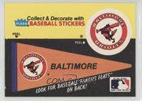 Baltimore Orioles Pennant - Hack Wilson [EX to NM]