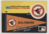 Baltimore Orioles Pennant - Hack Wilson [Good to VG‑EX]