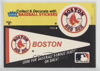 Boston Red Sox Pennant - Lloyd Waner