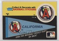 California Angels Pennant - Lloyd Waner [Poor to Fair]