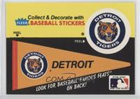 Detroit Tigers Pennant - Bill Klem