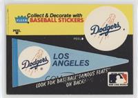 Los Angeles Dodgers Pennant - Grover Alexamder [EX to NM]