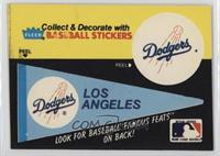 Los Angeles Dodgers Pennant - Lloyd Waner [Good to VG‑EX]