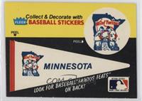 Minnesota Twins Pennant - Nap Lajoie [Good to VG‑EX]