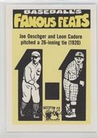 New York Mets Pennant - Joe Oeschger, Leon Cadore (Pennant)