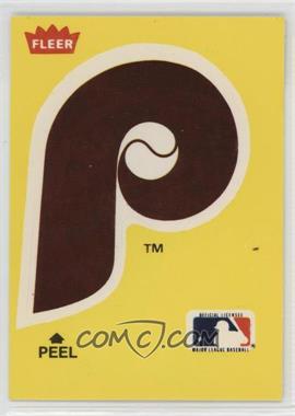 1986 Fleer - Team Stickers Inserts/Baseball's Famous Feats #_PHPH.3 - Philadelphia Phillies Logo - Red Rolfe