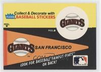 San Francisco Giants Pennant - Hank Gowdy