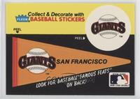 San Francisco Giants Pennant - Hank Gowdy