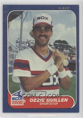 1986 Fleer - Wax Box Bottoms #C-3 - Ozzie Guillen