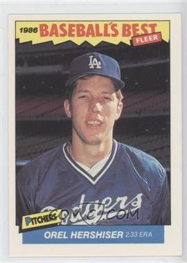 1986 Fleer Baseball's Best Sluggers vs. Pitchers - Box Set [Base] #16 - Orel Hershiser