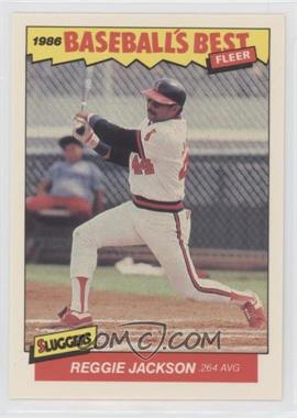 1986 Fleer Baseball's Best Sluggers vs. Pitchers - Box Set [Base] #18 - Reggie Jackson