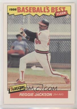 1986 Fleer Baseball's Best Sluggers vs. Pitchers - Box Set [Base] #18 - Reggie Jackson